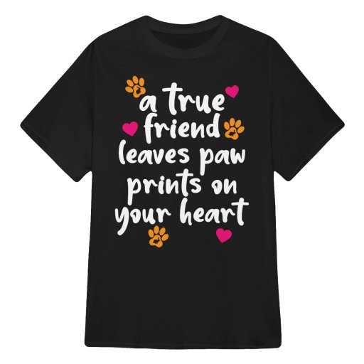 a true friend leaves paw prints on your hearth 